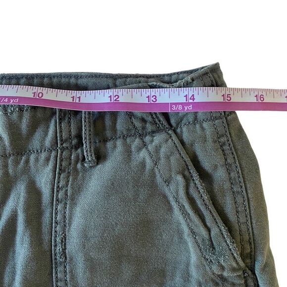 American Eagle Outfitters Army Green Shorts Sz 4 - Picture 7 of 10